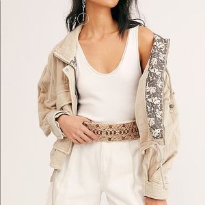 Free People Eyes On You Surplus Cargo Jacket